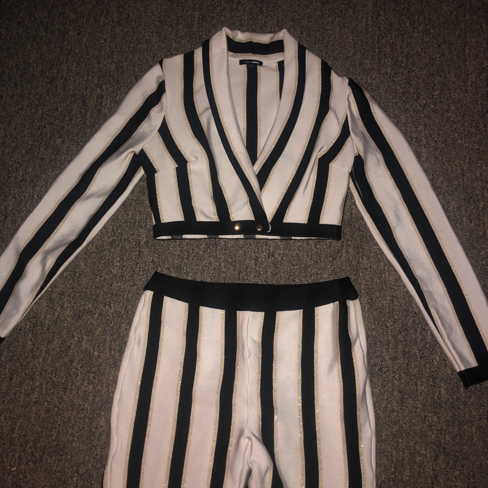 Two piece set black/white - Picture 2 of 3